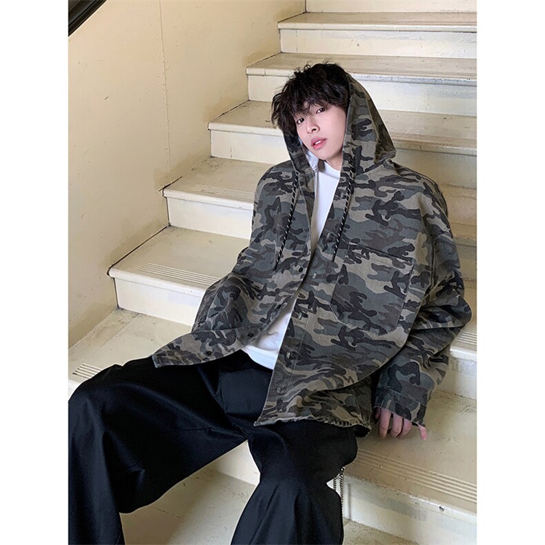 2026春款新款潮牌港风痞帅牛仔外套男女同款宽松上衣HY698TP55,男装工装外套,电商A102B