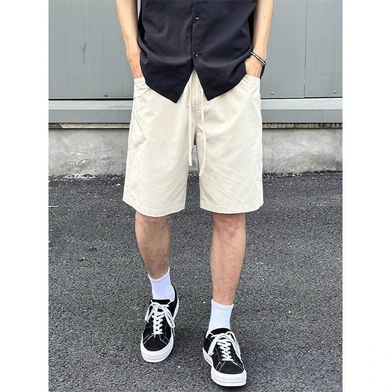 美式潮牌大口袋工装短裤男夏季休闲运动裤速干薄款宽松百搭五分裤，男装牛仔裤，星座506