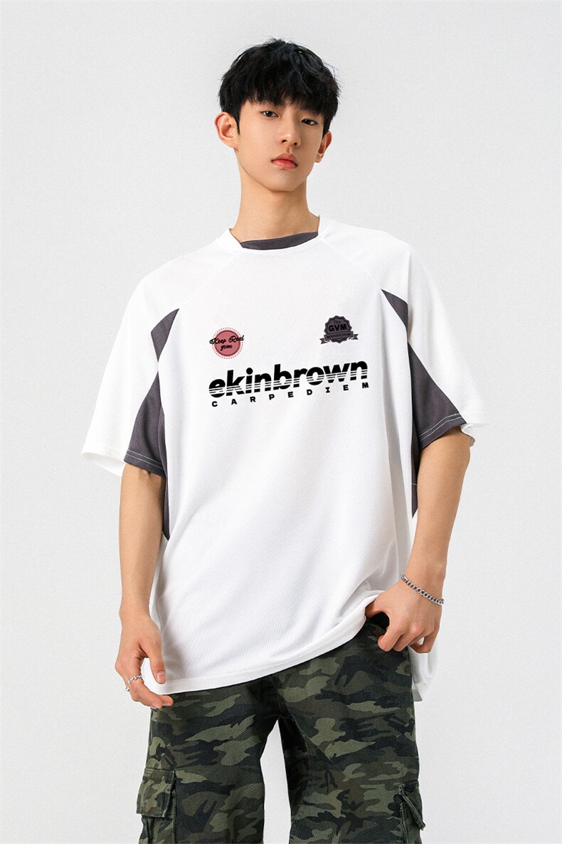 1速干美式投篮街头印花球服大码M-5XL短袖T恤男DX78028P50控78,男装T恤,星座226-2