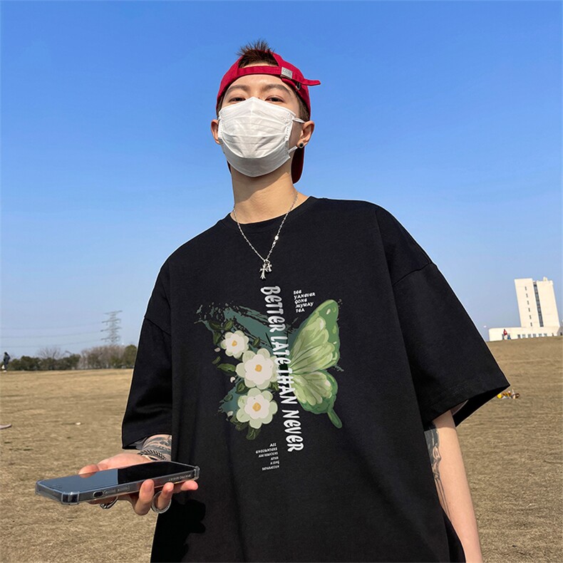 数据超好 220克重磅美式潮牌短袖t恤T995-P28 直播有280克品质P35图片