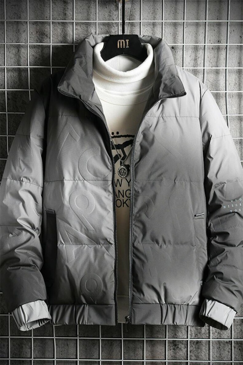 冬季短款羽绒服男渐变保暖外套80%白鸭绒A313-Y9910-P175控价268,男装羽绒服,电商A313