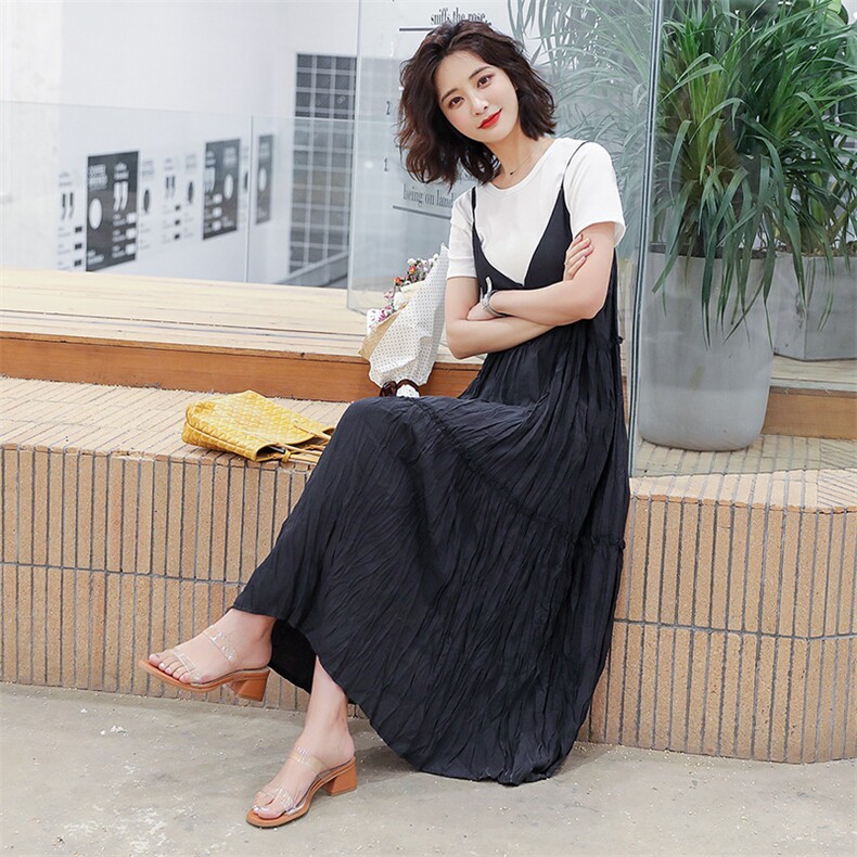 2021年夏季套装套裙潮流舒适简约中长款,女装套装/套裙,安之芮娜