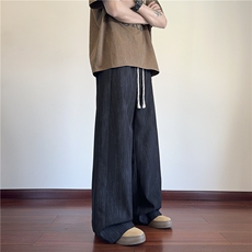抖音品质夏季新款扎染纹理宽松休闲冰丝裤B315-K25684-特p30控58，男装休闲裤，电商B315