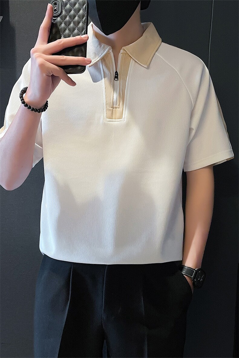 夏新款短袖POLO衫男社会小伙短袖T恤A210-A811-P45控68,男装T恤,星座210-3