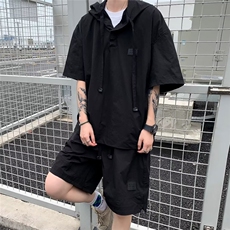 夏新款短裤短袖套装Q9P53，男装牛仔裤，星座1116-2