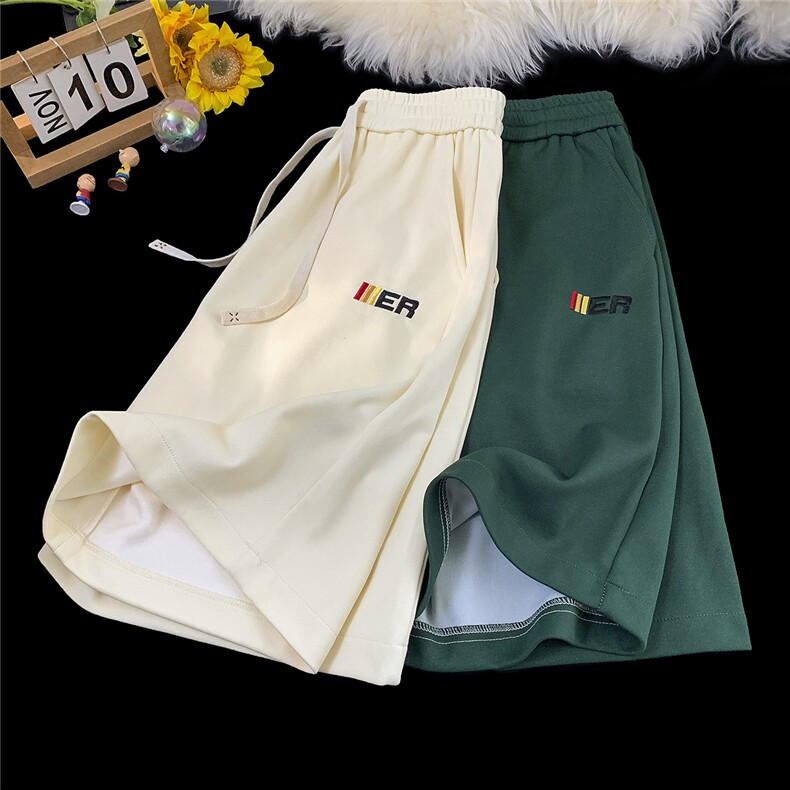 夏季短裤男宽松五分裤刺绣D329-QM710-P30控48,男装牛仔裤,电商D329