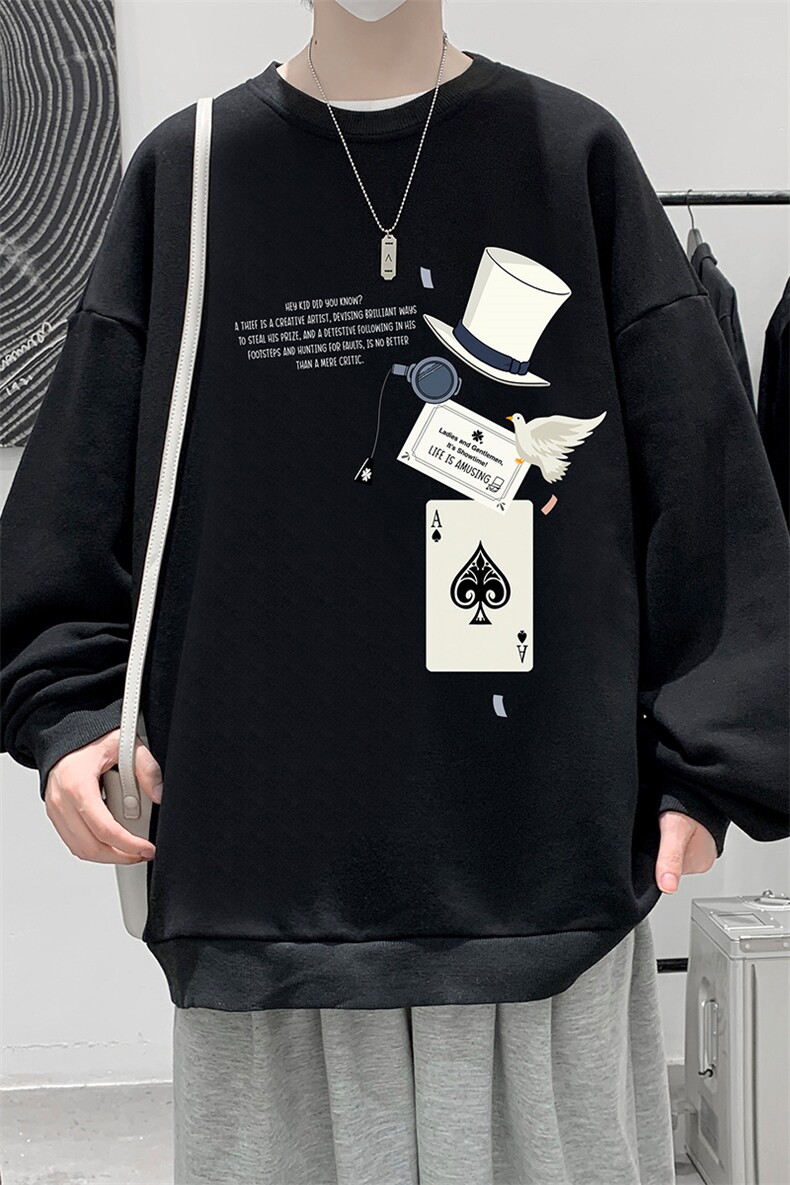 8XL圆领卫衣男超大码胖子肥佬大号长袖t恤S6373-P28,男装卫衣,电商A040
