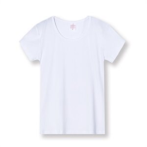 夏季新款百搭短袖t恤女大圆领半袖纯棉上衣2021图片