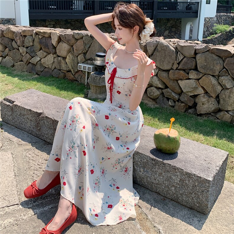 夏季新款!数据好碎花连衣裙优雅气质-847-P165K240,女装连衣裙,浙宝193A