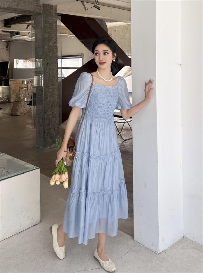 [现货]收腰款连衣裙，三色、三码，女装连衣裙，依柏璐(1F)