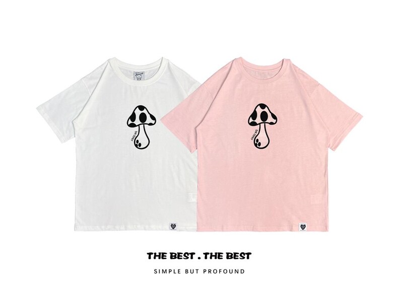 【现货】蘑菇图案变光T恤，功能T恤，女装T恤，AIMEEWQ