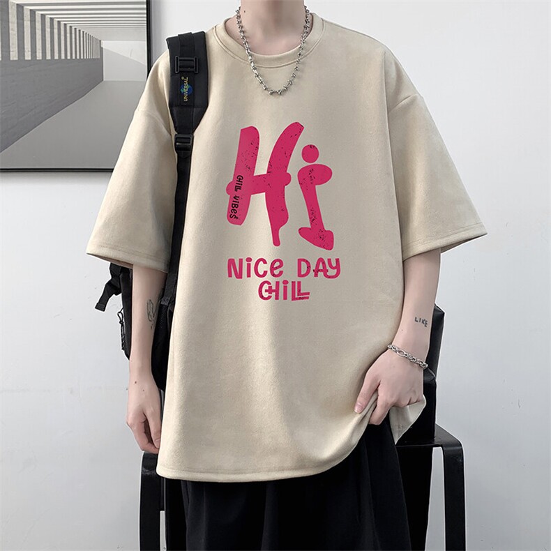 麂皮绒短袖t恤男大码半袖男JD82418-P25,男装T恤,电商A040