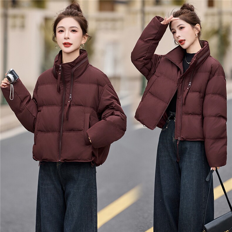 2025年冬季保暖90白鸭绒,女装羽绒服,艾尚靓装