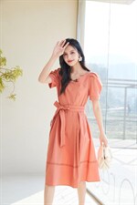 2022夏装新款知性连衣裙，女装连衣裙，千浪依族