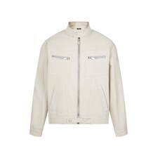 26春装高品质老钱风立领夹克外套男女美式潮牌拉链工装风宽松上衣，男装夹克，电商A486