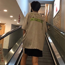 万针全刺绣工艺高品质260克双纱纯棉美式高街短袖T恤特P33，男装T恤，电商A486-1