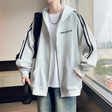 卫衣开衫男女连帽外套春秋新款宽松百搭上衣XZ102B-1W2558P65，女装短外套，星座102B-1