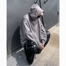 麂皮绒复合380克卫衣男潮ins港风潮流Y7702P68，男装卫衣，星座1116-2