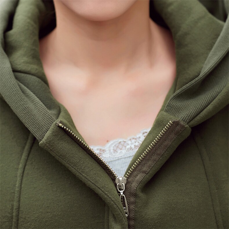 时尚女装加厚连帽卫衣显瘦百搭长袖外套舒适保暖秋冬季新款,女装卫衣/绒衫,丽影随形