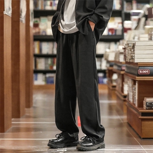 秋冬宽松直筒休闲西裤长裤Q33-特批35限58 成份：聚酯纤维图片
