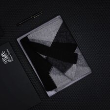 H1142山羊绒围巾男冬季羊绒保暖加厚韩版羊毛围脖高档礼盒装，围巾手套帽子，星座510A-1