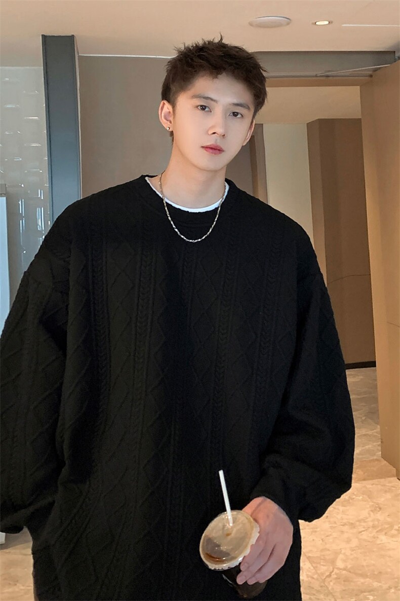 立体菱形花纹面料卫衣男成分：聚酯纤维95%氨纶5%WY77052P38控58,男装卫衣,星座227-7