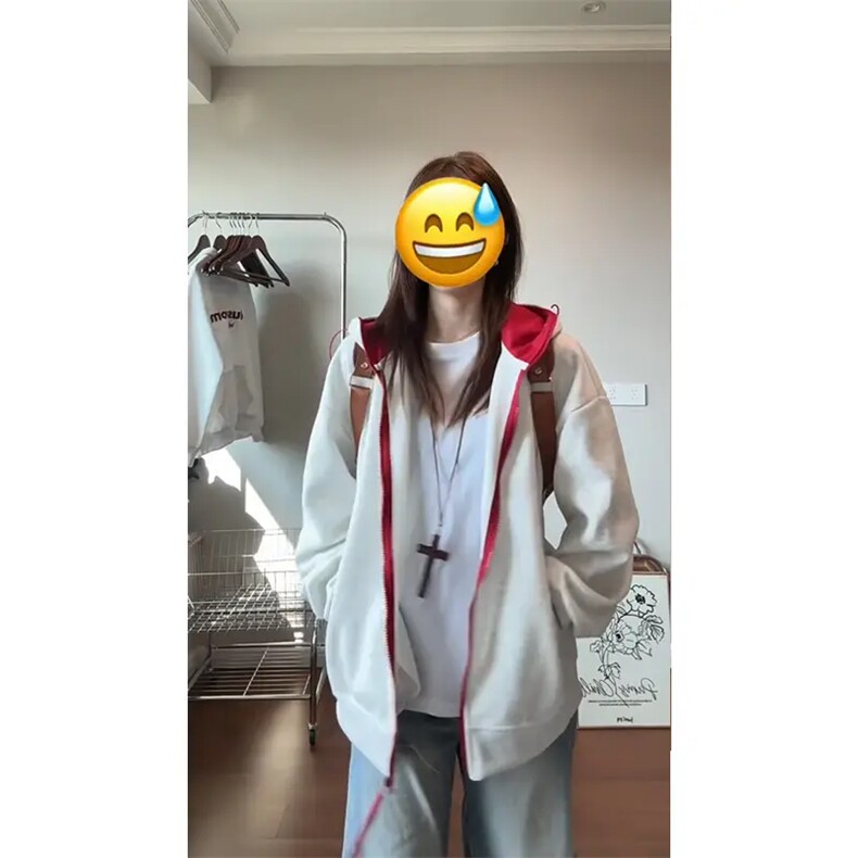 1506-1/WW051/P47款卫衣港风宽松简约连帽卫衣开衫男女同款,男装卫衣,星座1506-1