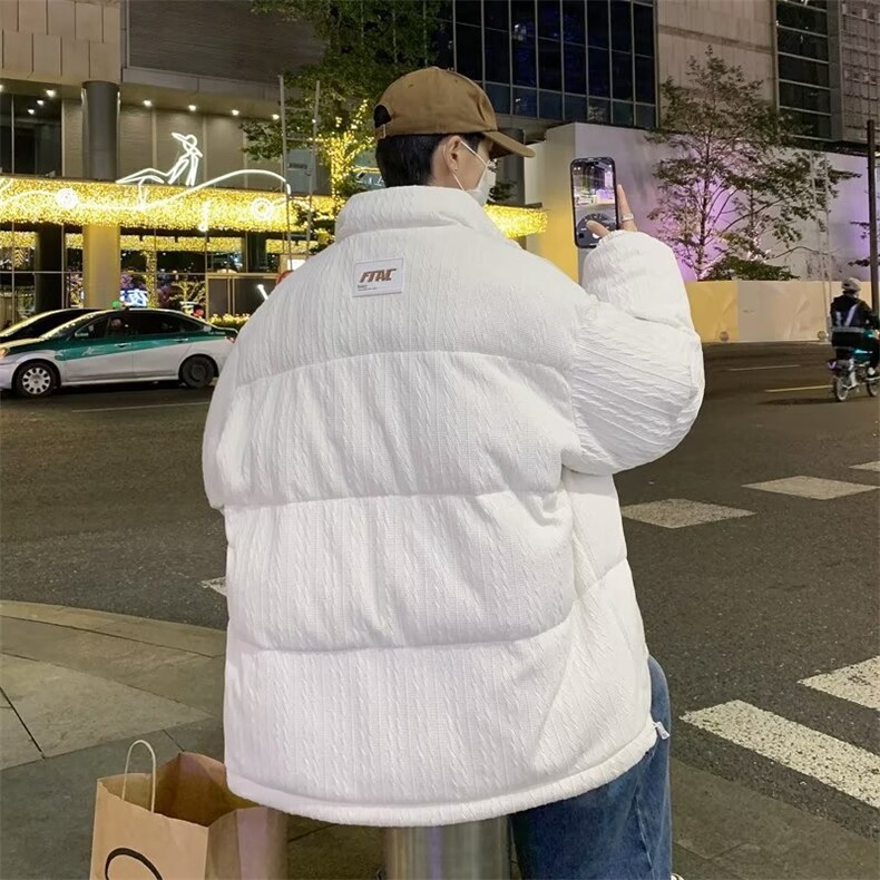 2023冬季新款设计感宽松情侣面包服韩版潮流外套服男W6518-P90,男装棉衣,星座512-3