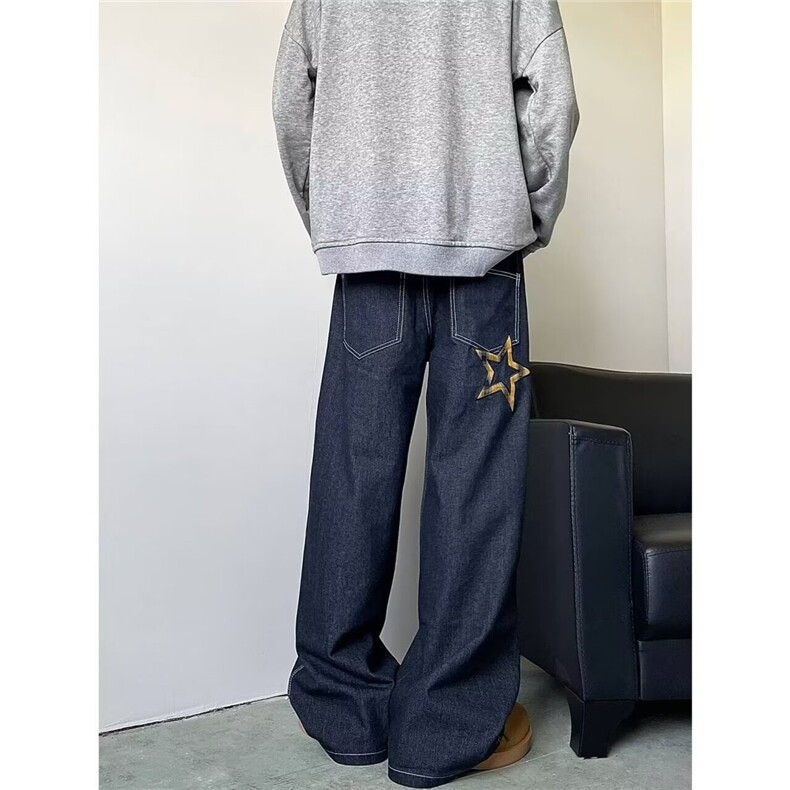2024美式牛仔裤男款直筒长裤潮N6678P50,男装牛仔裤,星座1116-2