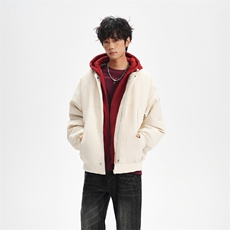 904-2-5567-P95冬季假两件连帽棉衣男女多色棉服加厚保暖，男装棉衣，星座904-2