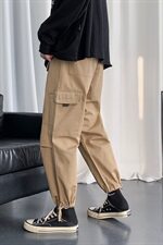 20秋季港风大码潮流宽松工装抽绳束脚裤运动休闲裤K2021-P50，男装休闲裤，电商A009A（原A058A）