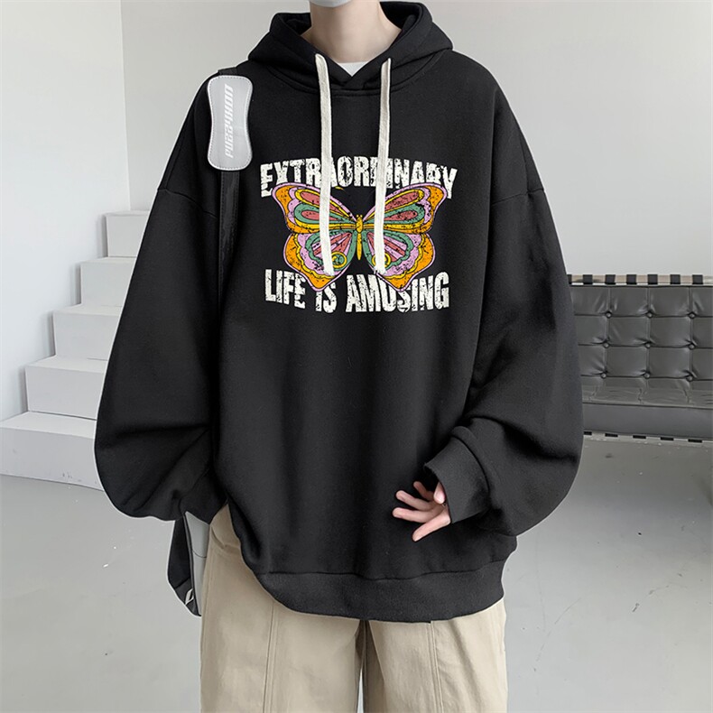 连帽卫衣男大码运动服帽衫外套WY2366-P35,男装卫衣,电商A040