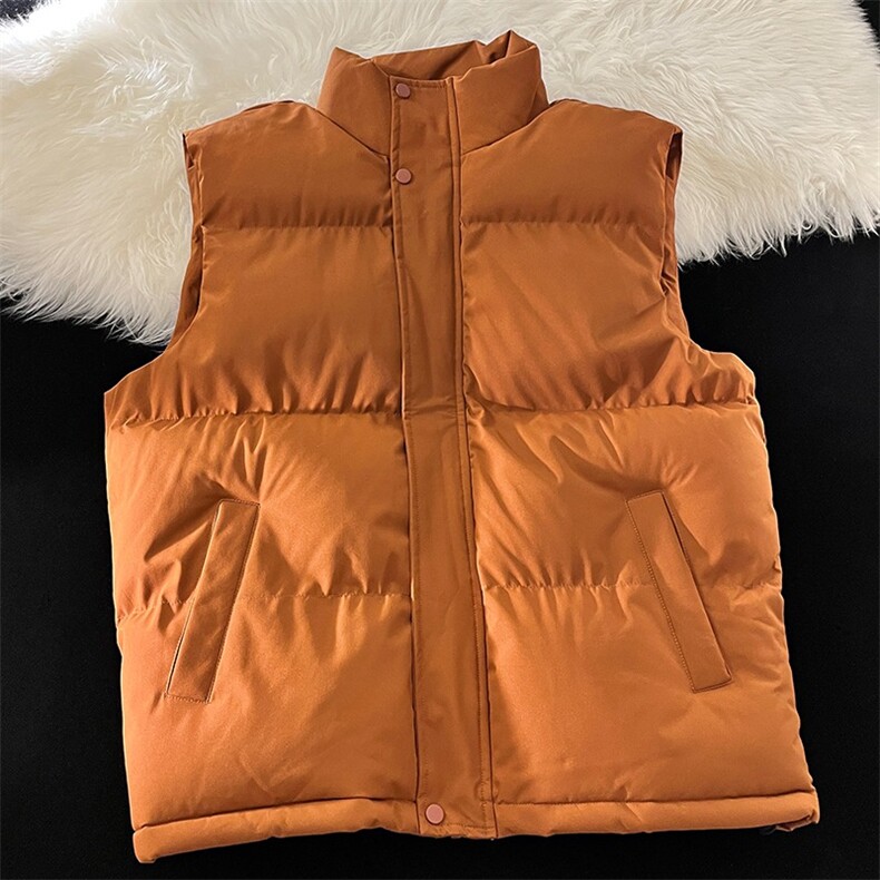 外贸羽绒棉马甲情侣秋冬新款韩版短款休闲宽松背心外套面包服,男装背心/马甲,星座1013