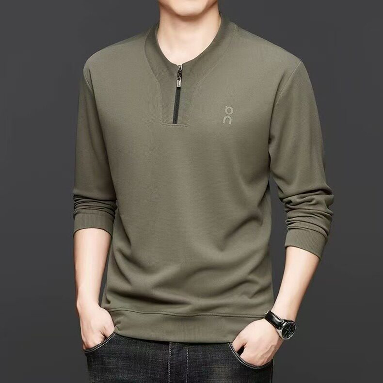 G1573半拉链男士套头卫衣新款长袖T恤百搭打底衫，男装T恤，星座308A-1（原309B-1）