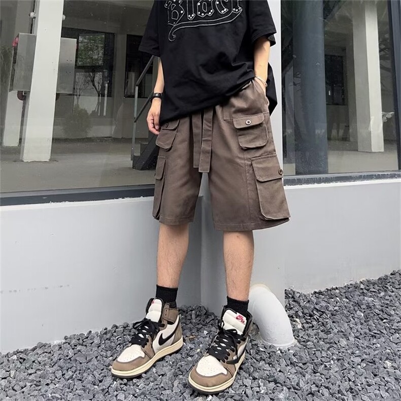 夏季宽松型五分裤休闲裤时尚潮牌男青春流行工装裤潮流AK16-P40,男装休闲裤,星座1109-3