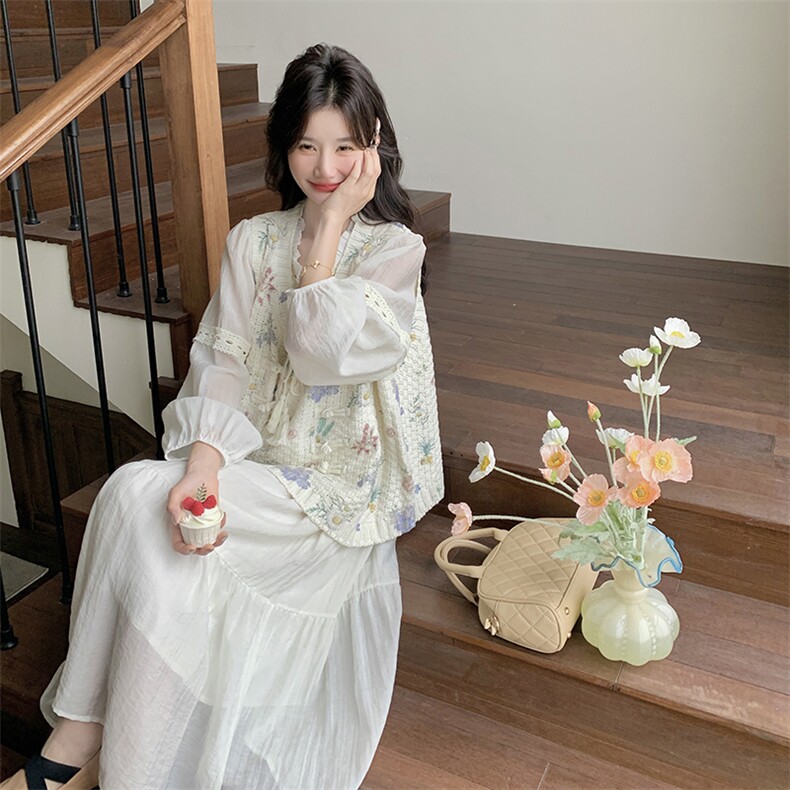 【现货】风马夹连衣裙两件套2C081-8509P185K268图片