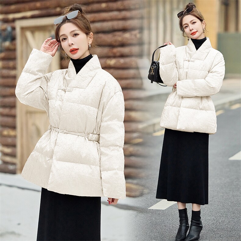 2024年冬季新款國风羽绒服外套女,女装羽绒服,曼娅璐