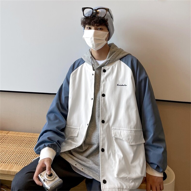 春秋季百搭休闲宽松夹克男士  JK147-P48图片