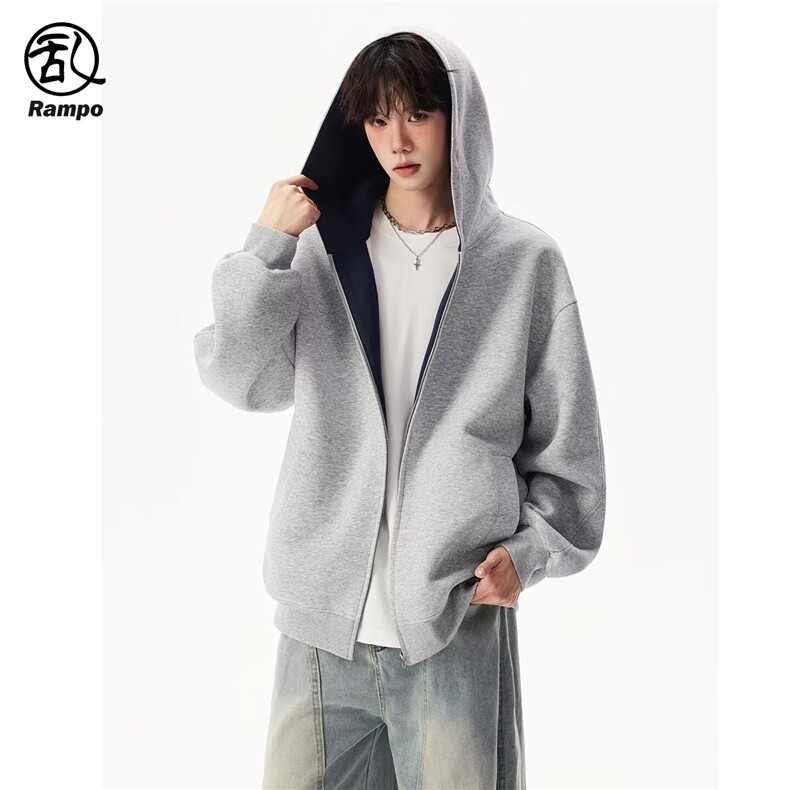 5533-P55潮流帅气百搭宽松简约连帽开衫卫衣男女同款,男装卫衣,星座617A-2
