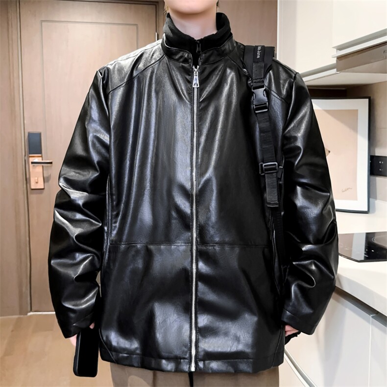 三合一男士立领皮棉衣加厚男士棉袄皮外套潮A266-PYT0051-P120图片