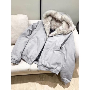 网图 加绒加厚棉服男女美式座山雕秋冬宽松休闲棉衣-A2347P120图片