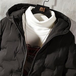 2020冬季新款日系大码加厚休闲保暖棉衣连帽外套男M733-P85图片