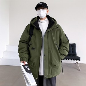 新款棉服石墨烯内里连帽加厚冬装情侣装韩版宽松棉袄MY8852-P105图片