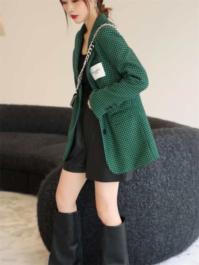 秋季新款格子西服，其它，四季韩后