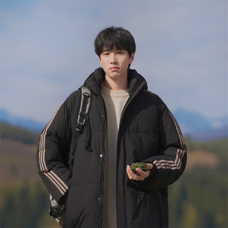 港风潮牌新款织带连帽可拆卸棉服潮流保暖棉衣M088-P85控129,男装棉衣,星座717