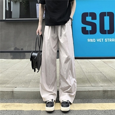 ！2025夏季新款男士直筒宽松休闲裤冰丝长裤310A-4-KZ93-P35，男装休闲裤，星座310A-4