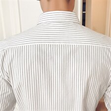 现货2021夏季条纹短袖衬衫韩版休闲7七分袖男士CS10P4569，男装T恤，电商B413