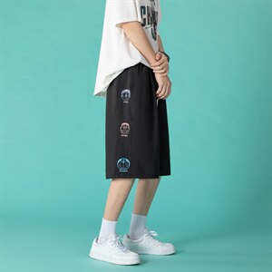 夏季短裤男韩版潮流休闲裤子宽松直筒运动五分裤A161-2-D0641-P40图片