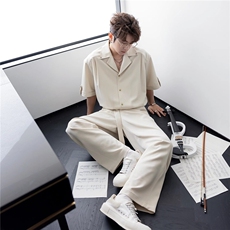 原版西西里套装带腰带TZY01裤子TZK01-p60衬衫TZC01-p60，男装衬衫，星座807-3