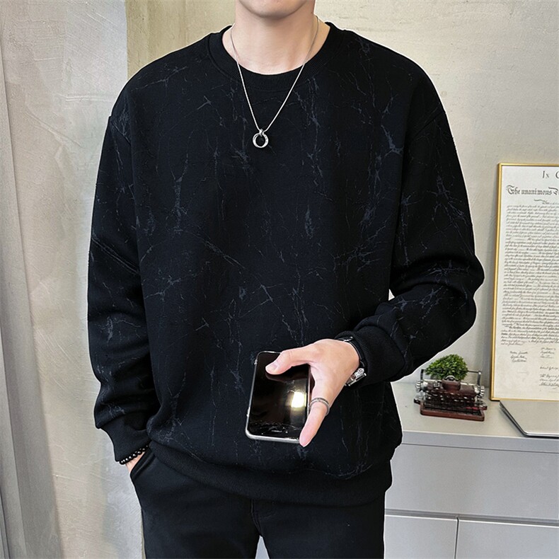 主推现货圆领卫衣春季新品潮流休闲青年卫衣TW6031-P65,男装卫衣,星座1105-3